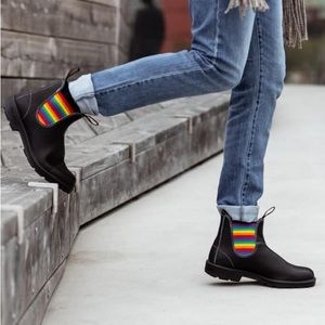 Rainbow Blundstones Chelsea Boots